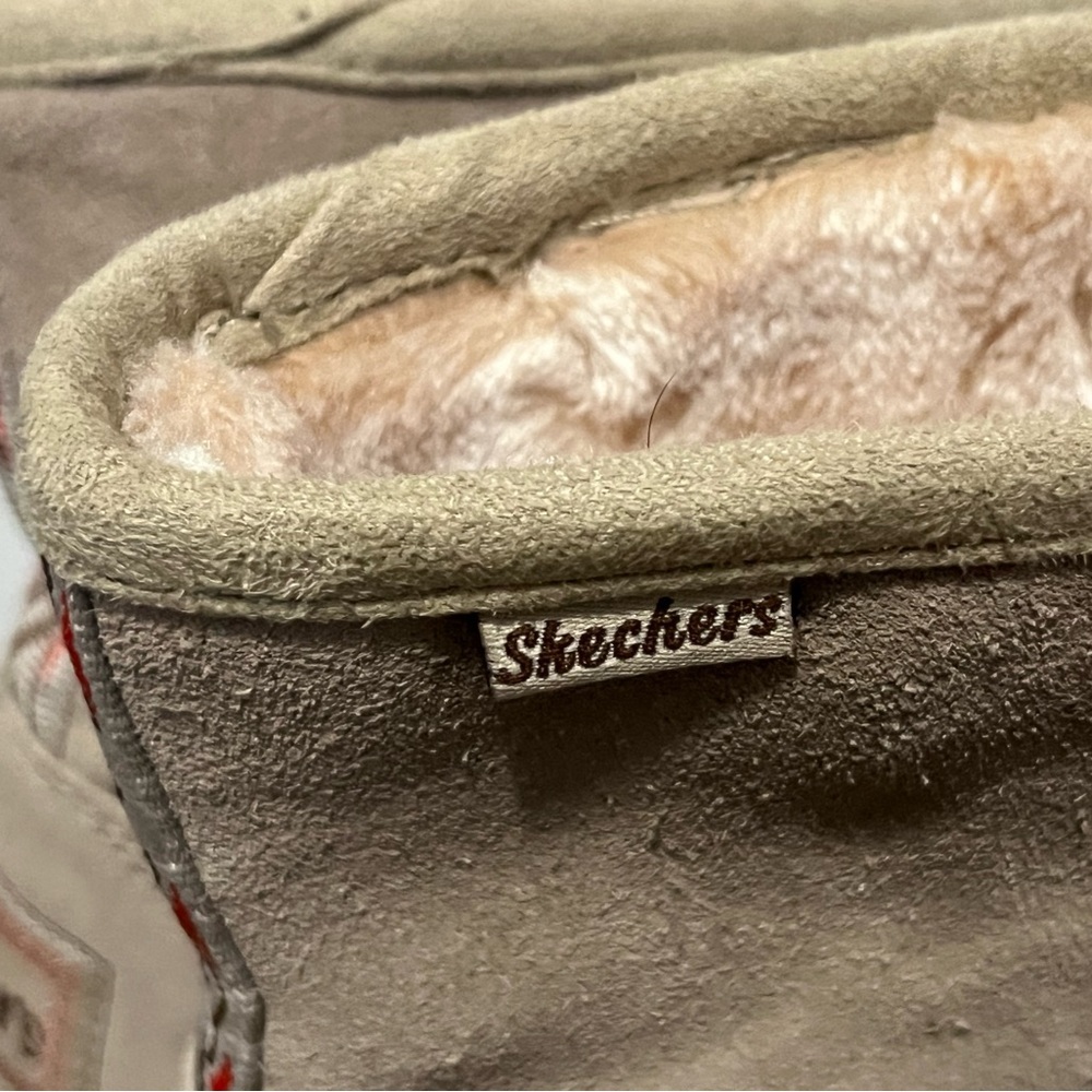 Skechers Beige Suede Boots - Picture 3 of 9